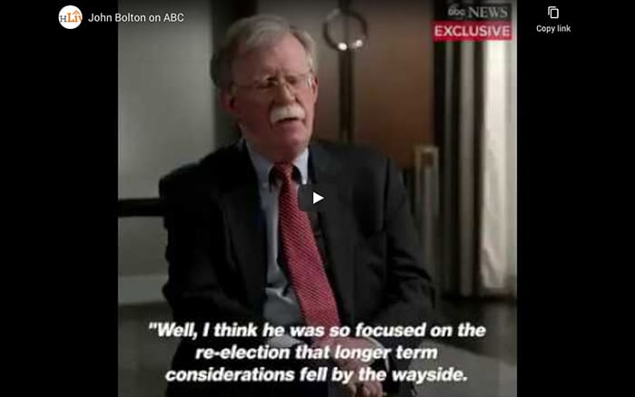 John Bolton Interview on ABC